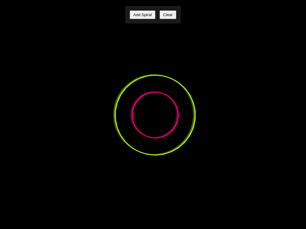 Screenshot of hypnoticspirals