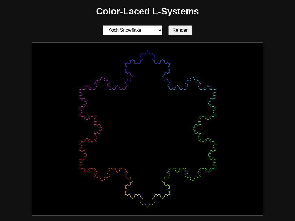 Screenshot of l-systemvisual