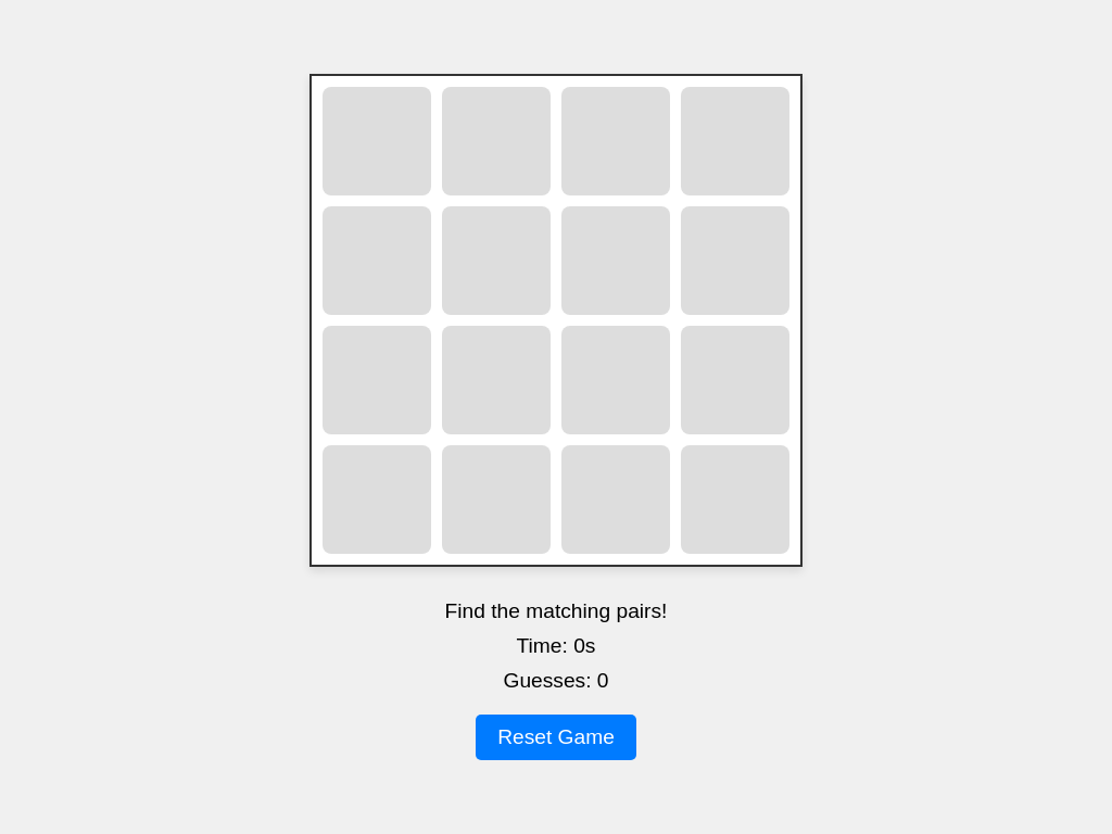 Screenshot of memory