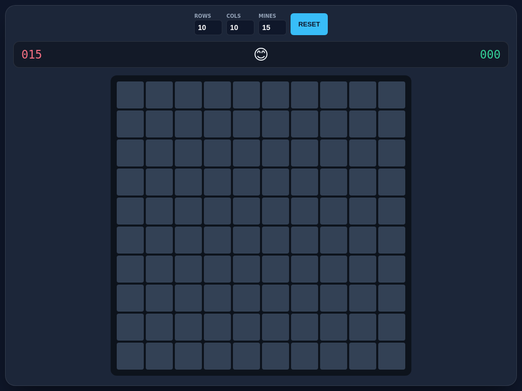 Screenshot of minesweeper2026