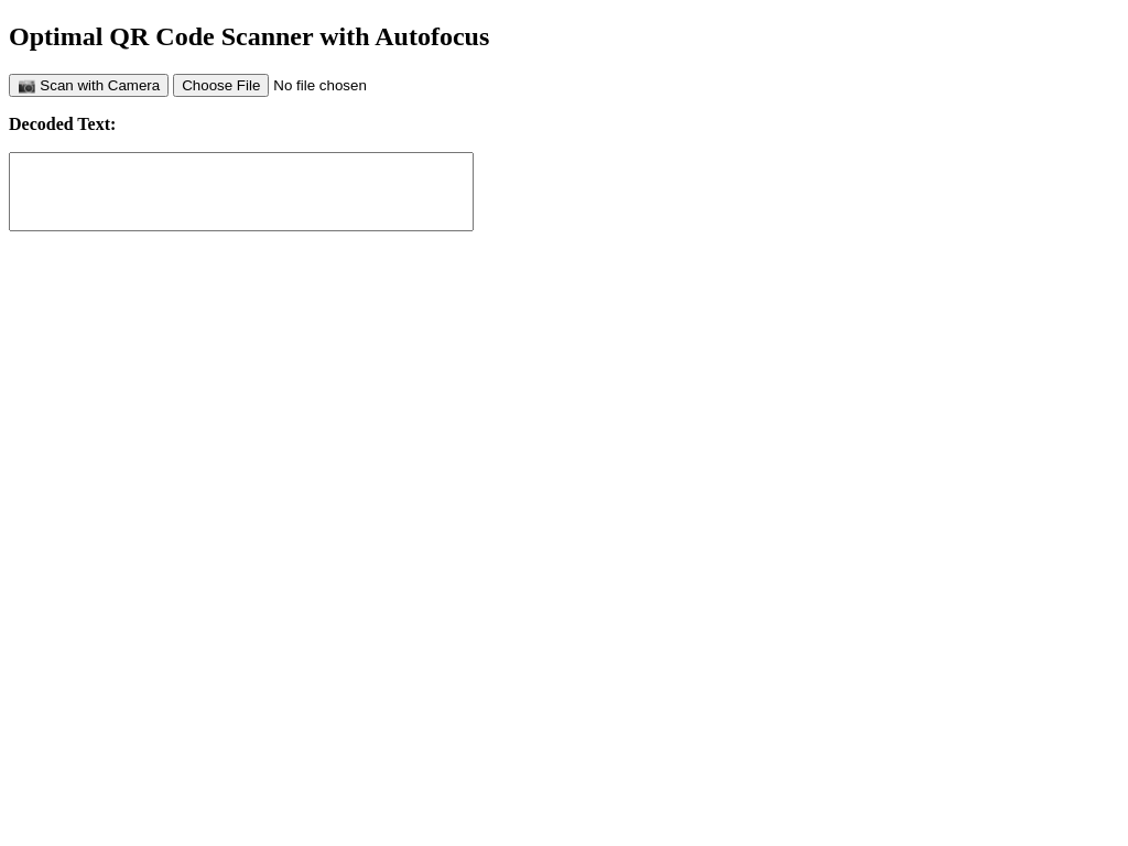 Screenshot of qr-decode